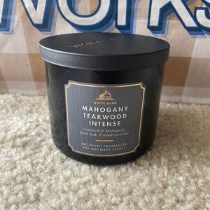 Mahogany Teakwood Intense 3 wick Candle - Bath & Body Works